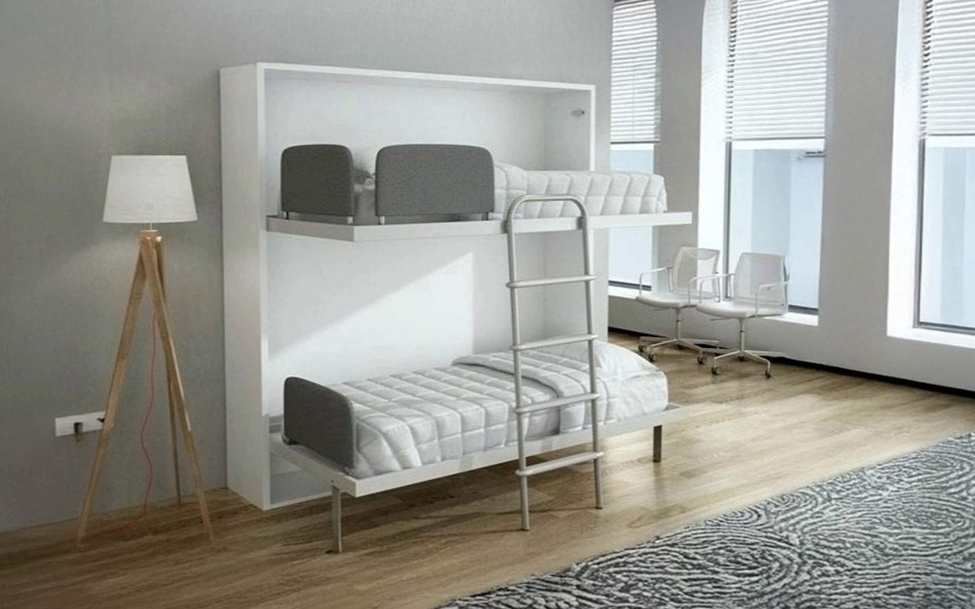 Litera abatible horizontal metálica y compacta con diseño moderno.