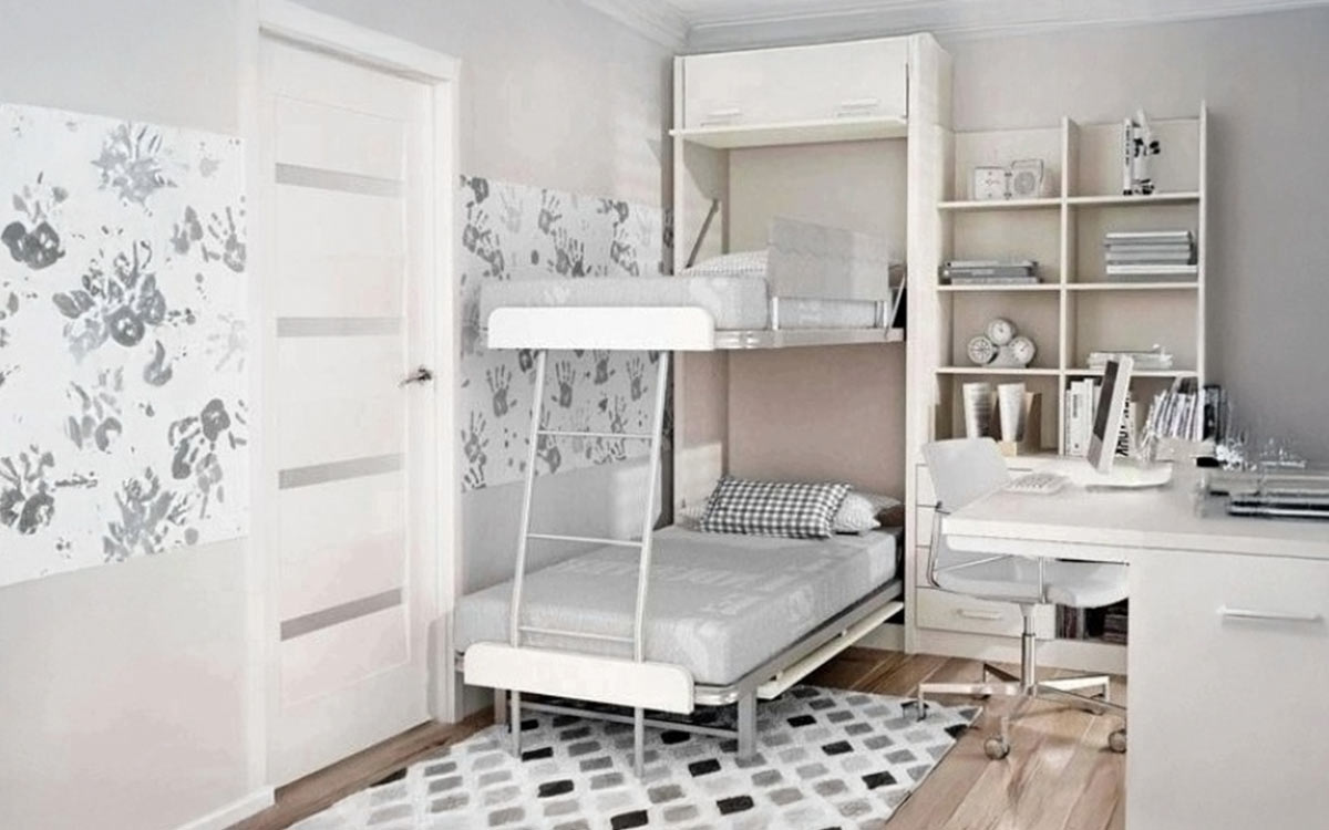 Litera abatible vertical para uso diario.