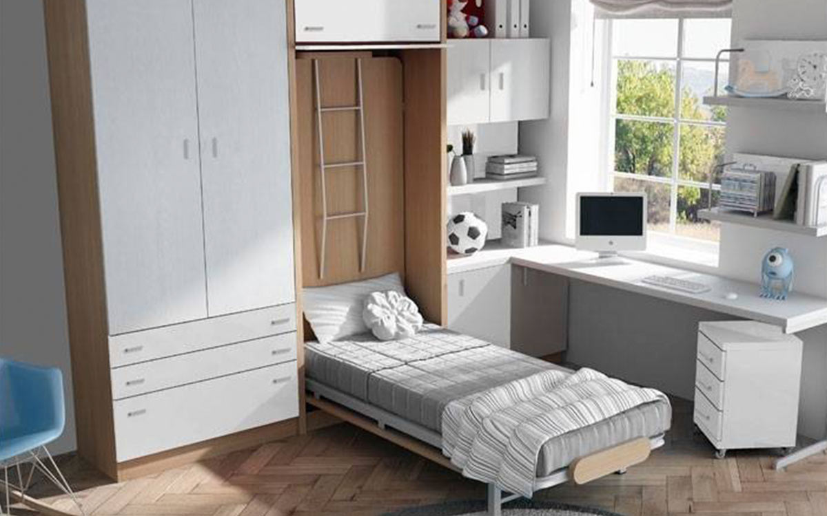 Litera abatible vertical personalizable con apertura independiente.