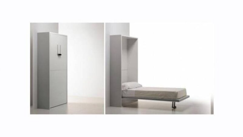 Mueble cama abatible vertical, aspecto exterior de armario