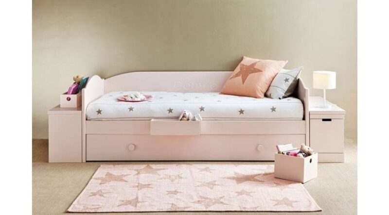 Cama nido con módulos jugueteros a los lados - Imagen 2