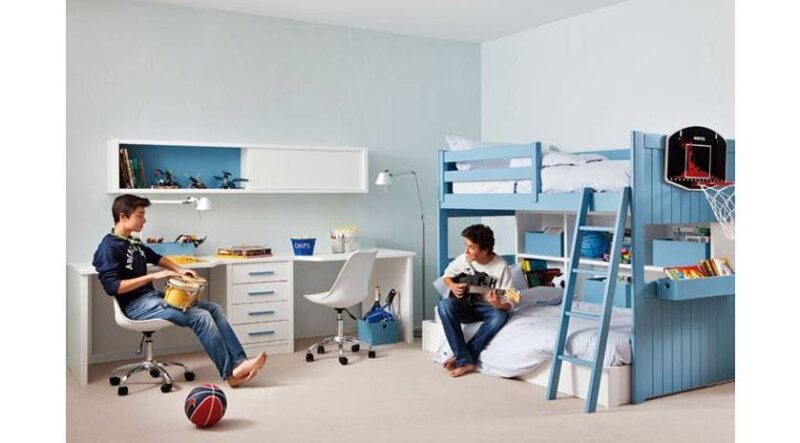 Litera loft para dormitorios juveniles - Imagen 2