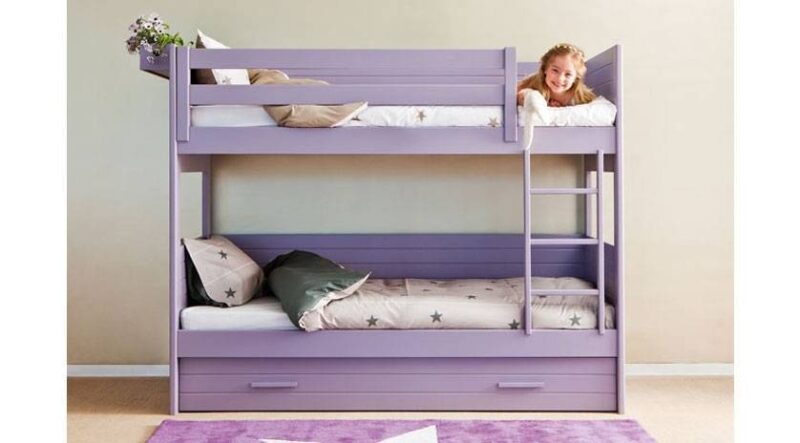 Litera con cama nido para habitaciones pequeñas - Imagen 2