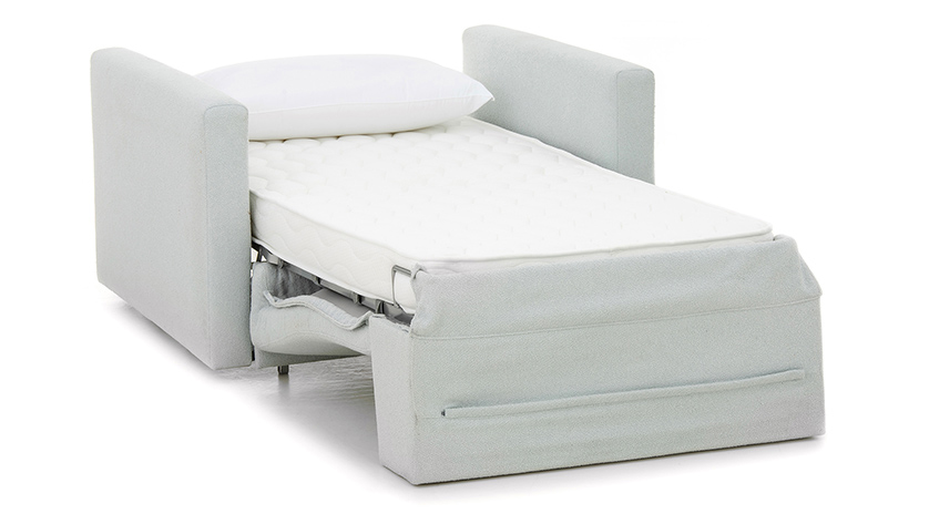 Sillón cama sencillo abierto