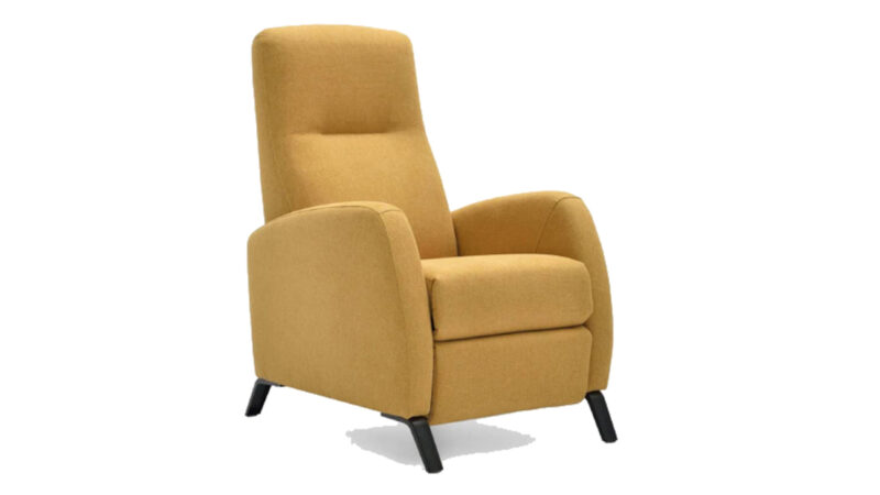 sillón relax eléctrico compacto con asiento continuo y máxima comodidad