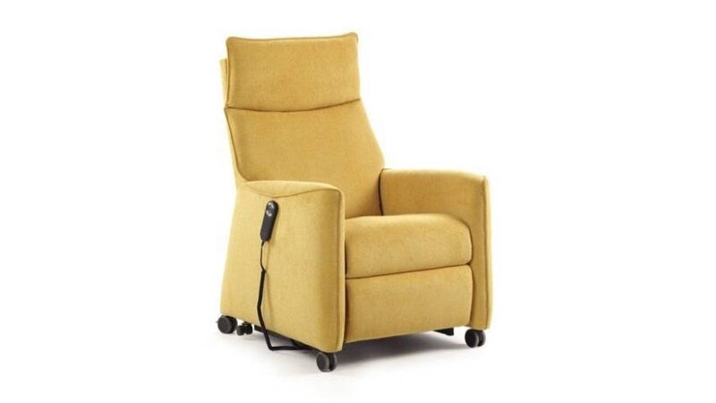 sillón relax eléctrico, con ruedas.