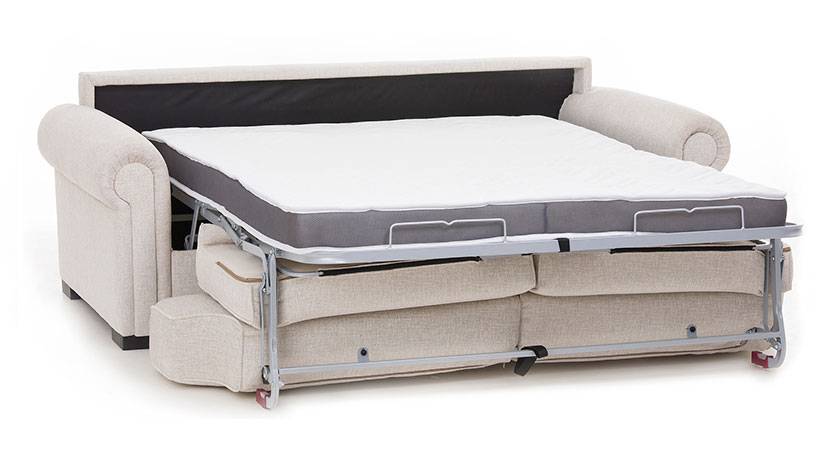 Sofá cama clásico y elegante con colchón muy cómodo