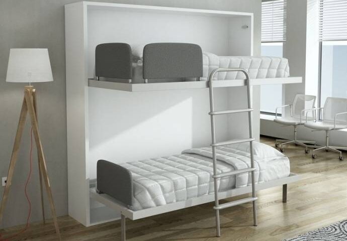 Casas pequeñas y literas abatibles horizontales