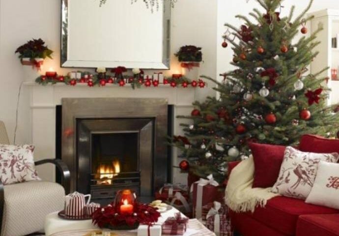 Cómo tener un salón navideño sin gastar demasiado