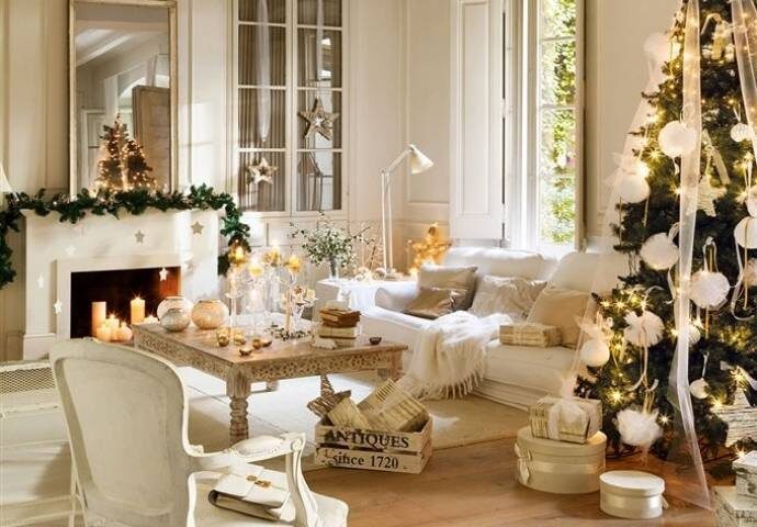 Tips de decoración navideña para tu salón