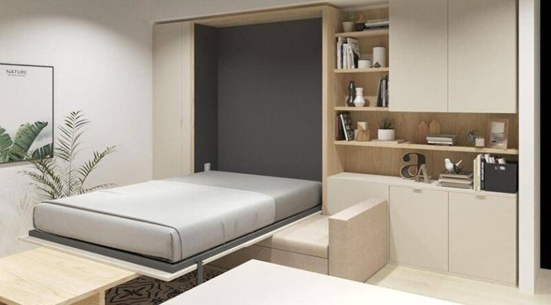 Cama abatible con sofá - Imagen 2