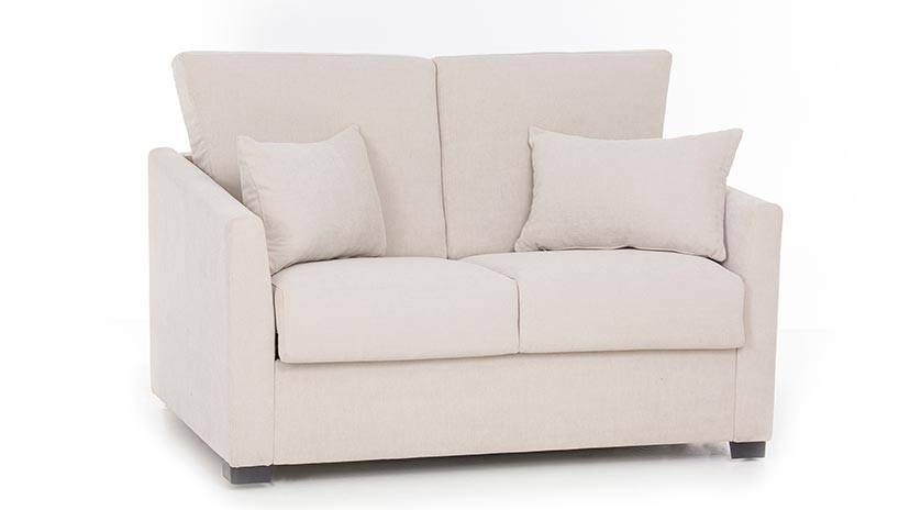 Sofá cama de 90 x 190 con poca medida exterior y poco fondo