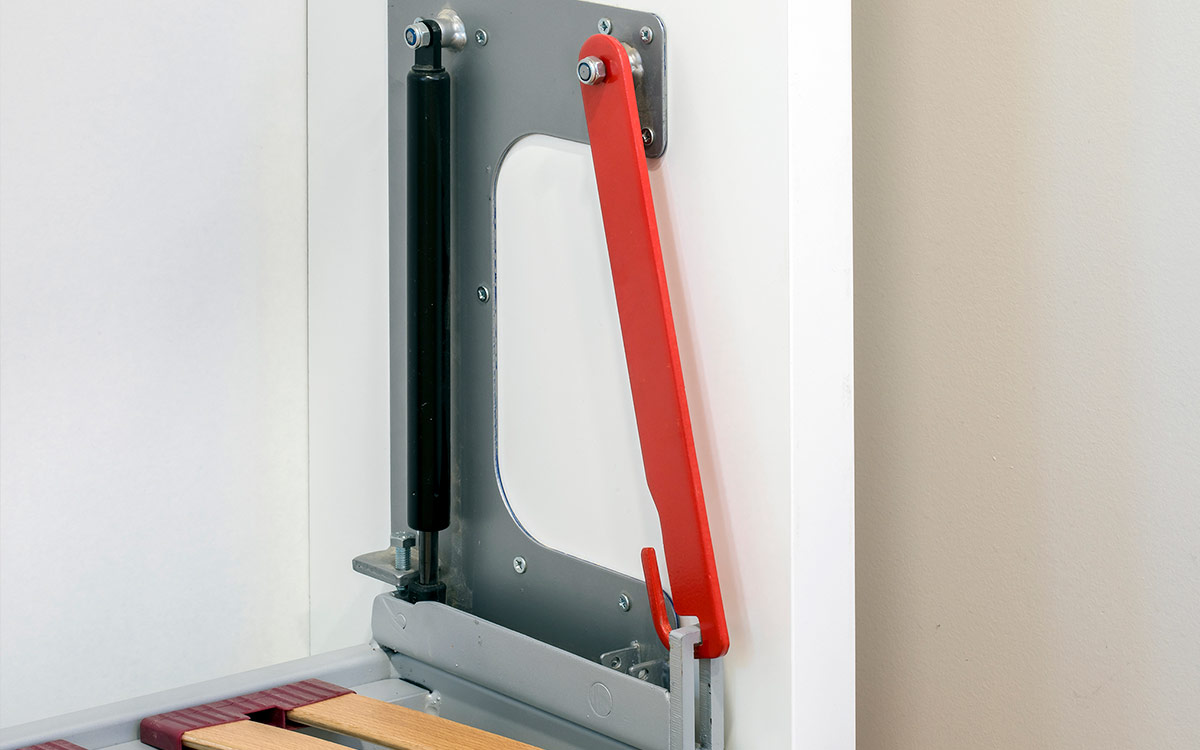 Mueble cama abatible de 90 x 190 lacado - Imagen 3