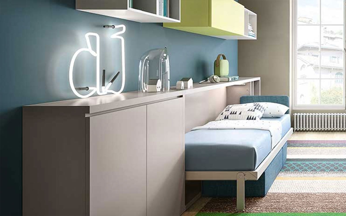 Mueble cama horizontal de diseño - Imagen 4