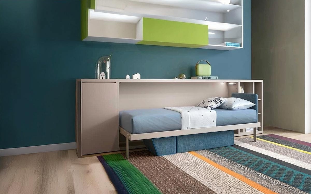 Mueble cama horizontal de diseño - Imagen 2