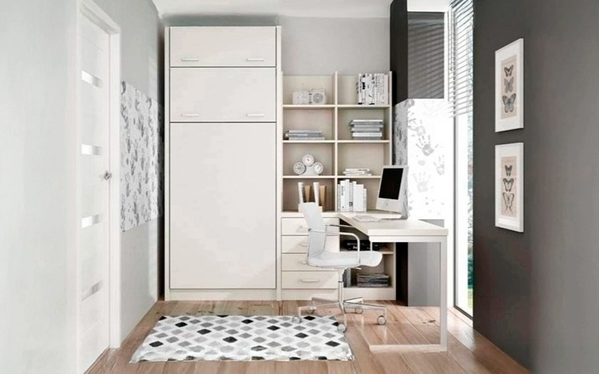 Litera abatible vertical para uso diario.