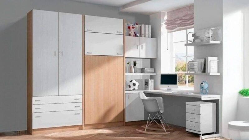 Litera abatible vertical personalizable con apertura independiente.