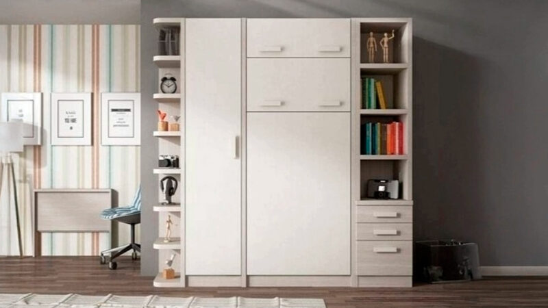 Mueble cama abatible con cama articulada eléctrica o manual.