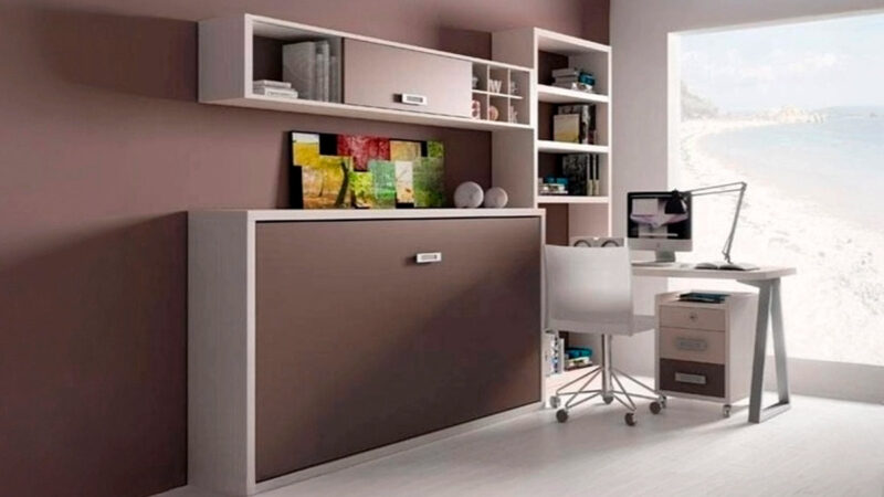 Cama abatible individual funcional.